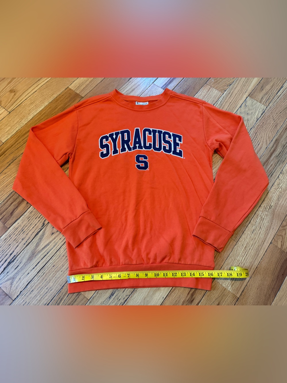 Champion Syracuse University Orange Crewneck Sweatshirt Men’s Size SMALL - Picture 8 of 11
